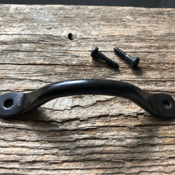 Other Hand Black Wrought Iron Kitchen Handle Poshmark